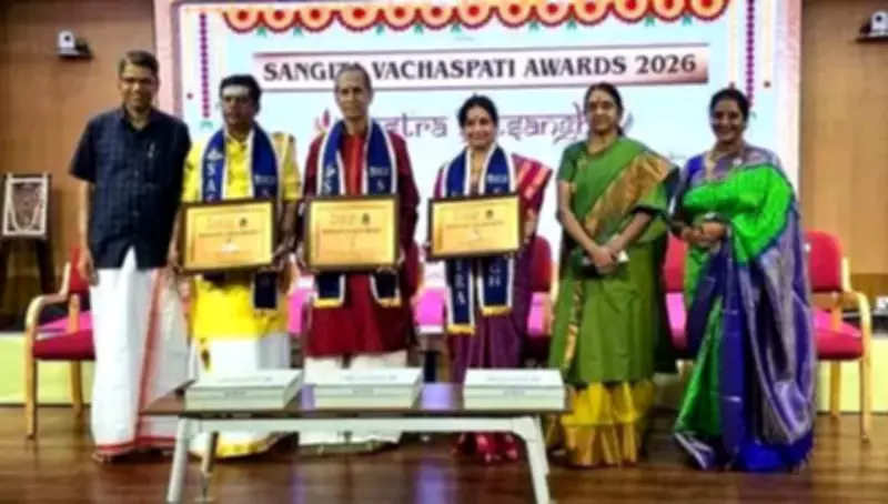 SASTRA Satsangh Honors Artistes with Sangita Vachaspati Awards in Chennai