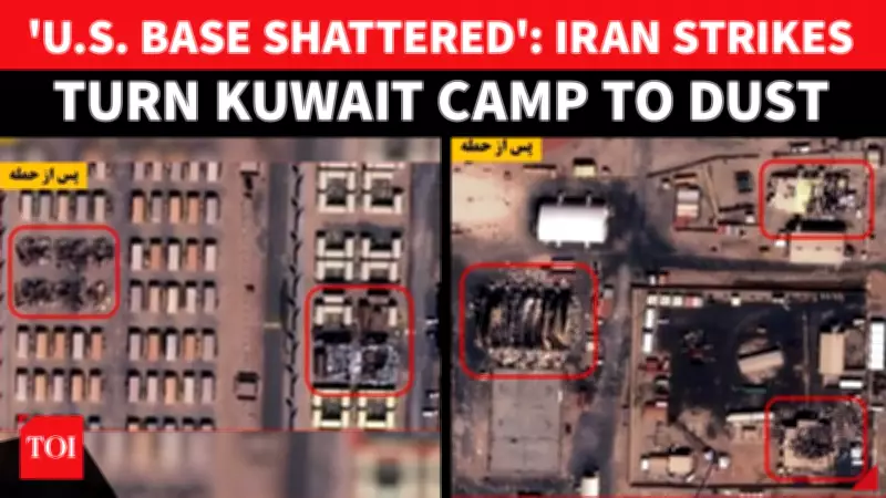 Satellite Evidence Reveals Devastation at US Camp Buehring After Iranian Strikes