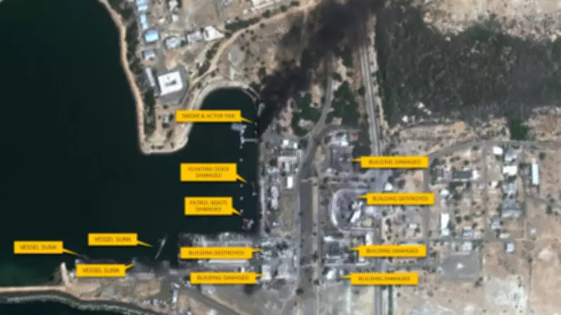 Satellite Images Reveal Extensive Damage at Iran's Konarak Naval Base After US-Israel Strikes