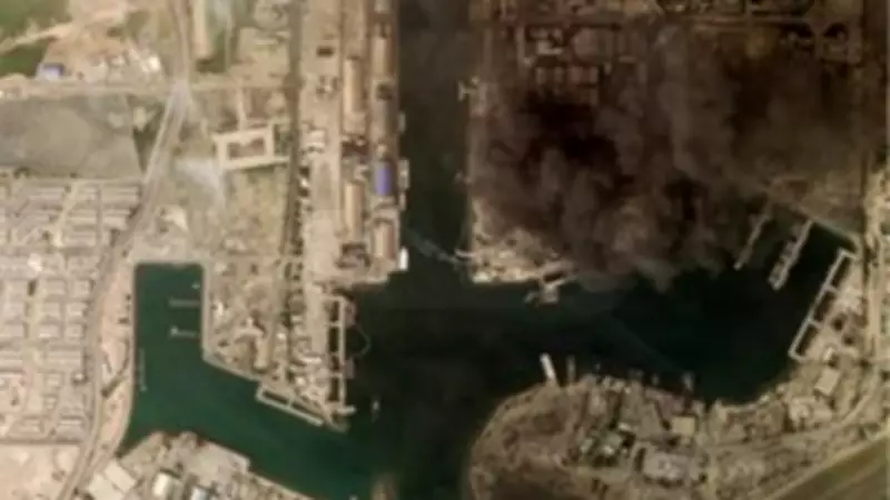 Satellite Images Reveal Extensive Damage to Iranian Military Bases and UAE Port