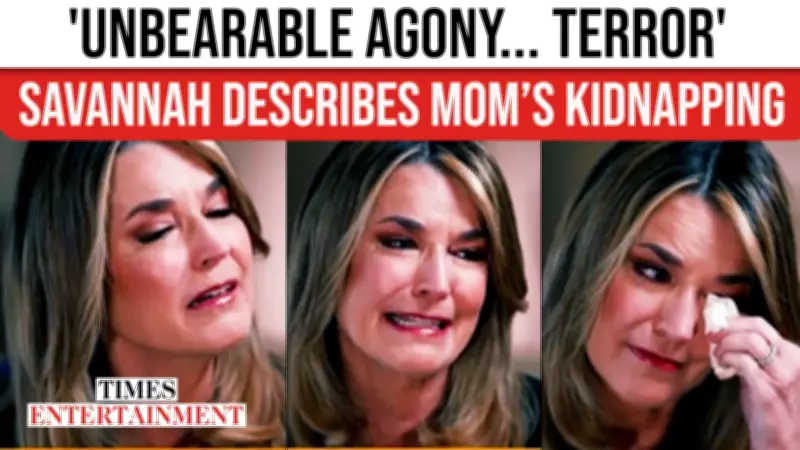 Savannah Guthrie Breaks Down in First Interview Since Mother's Mysterious Disappearance