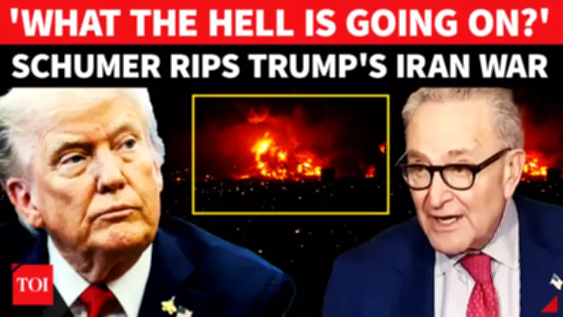Schumer Blasts Trump Over Iran War Claims, Demands Answers from Rubio and Hegseth