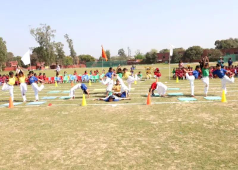 SD School Hosts Vibrant Annual Sports Meet, Fostering Student Talent