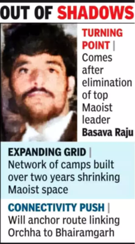 Security Camp Opens in Abujhmarh, Ending Maoist Isolation in Narayanpur