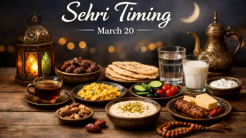 Sehri Timings for March 20, 2026: Key Cities Across India Announced