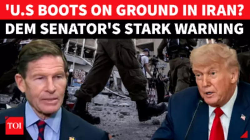 Senator Blumenthal Warns of US Troop Deaths in Potential Iran Ground War