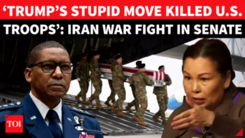 Senator Duckworth Confronts General Over Iran War Casualties, Blames Trump's Policies