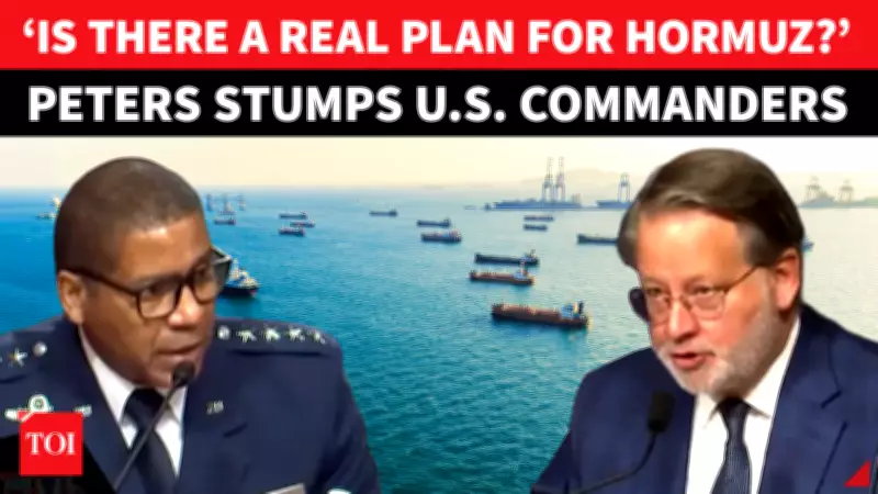 Senator Peters Criticizes US Military Strategy Amid Hormuz Crisis, Warns of Global Economic Fallout