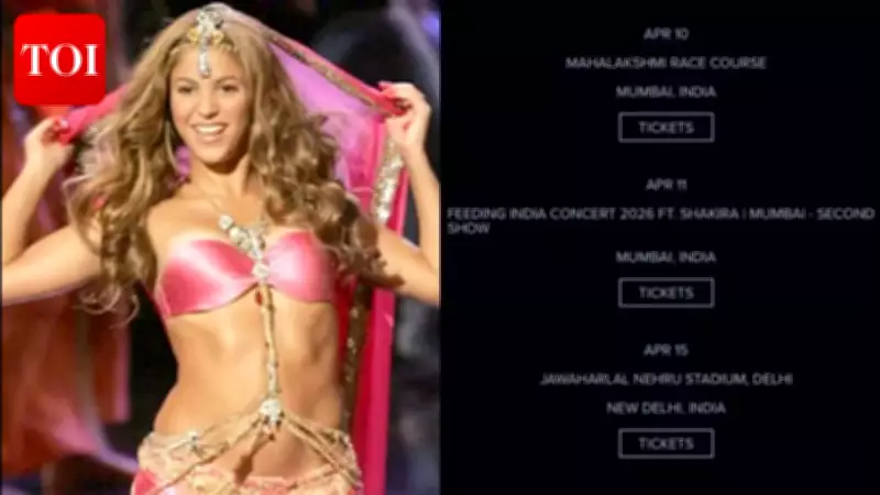 Shakira Adds Third India Show Due to Overwhelming Fan Demand
