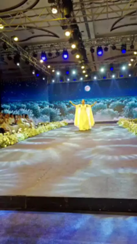 Singer Iman Chakraborty Stuns on Ramp at Calcutta Times Fashion Week