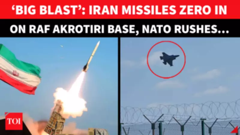 Sirens Sound at NATO's Akrotiri Base Amid Iranian Drone Strike Fears