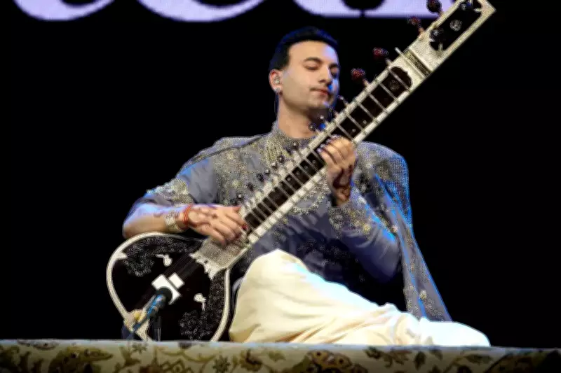 Sitarist Rishab Sharma's Mindfulness Concert Draws 10,000 in Hitech City