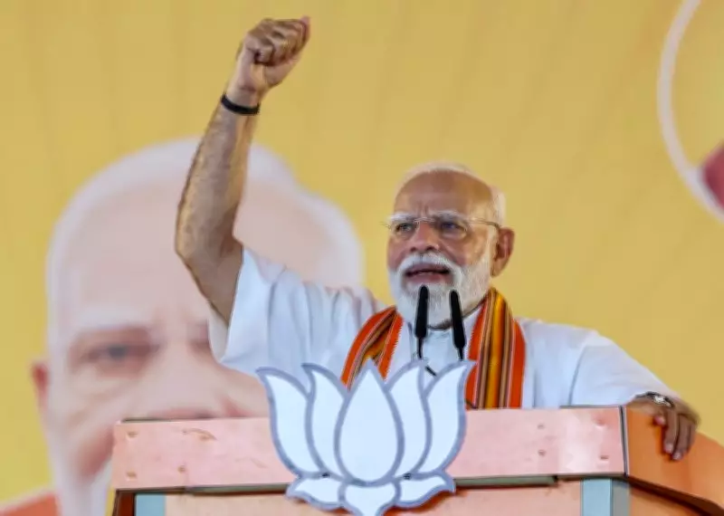 Smoke from Amplifier Causes Brief Scare at Modi Rally Venue in Palakkad