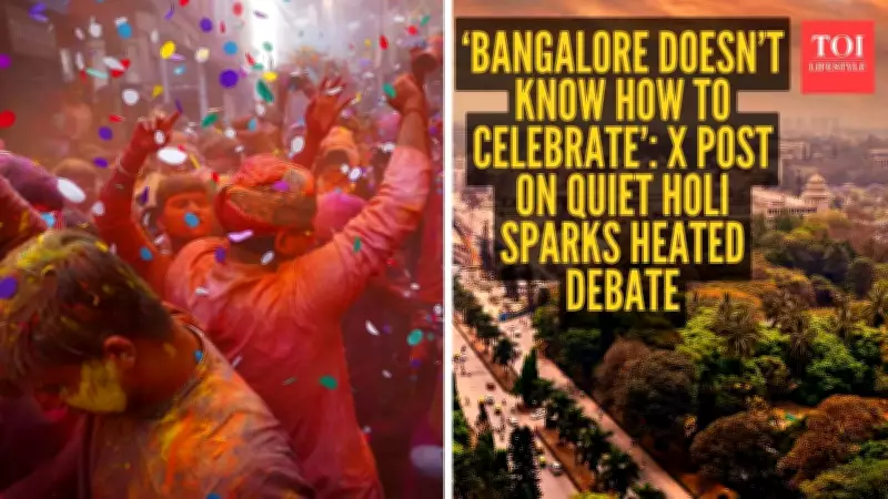 Social Media Debate: Why Bengaluru's Holi Celebrations Differ from North India