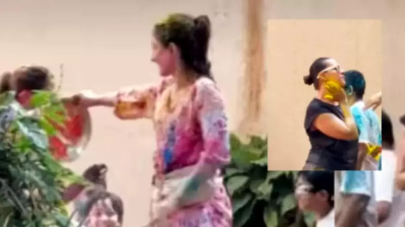 Soha Ali Khan & Neha Dhupia's Heartwarming Holi Celebrations with Kids Go Viral