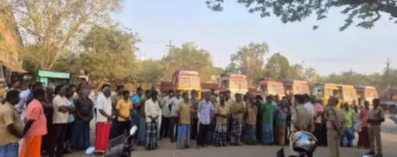 Southern Railway, RPF Conduct Safety Drive for Truck Drivers in Trichy