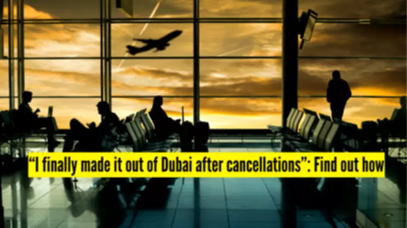Stranded in Dubai: How a Traveller Navigated Flight Chaos Amid Middle East Tensions
