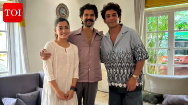 Sunil Grover Visits Newlyweds Vijay Deverakonda and Rashmika Mandanna in Hyderabad