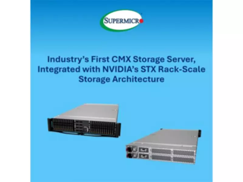 Supermicro Unveils NVIDIA BlueField-4 STX Storage Server to Boost AI Inference