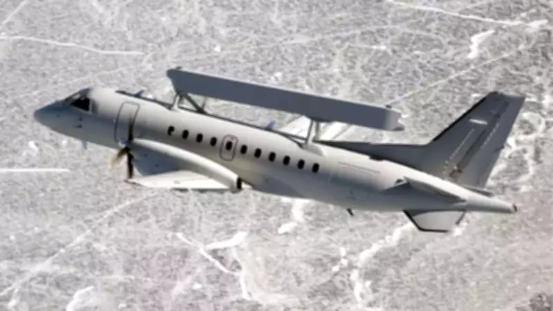 Sweden's Saab 340 AEW Aircraft Spotted Over Ukraine, Boosting Air Defense