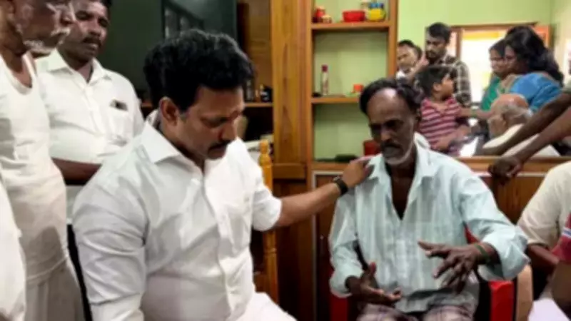 Tamil Nadu Minister Visits Family of Student Killed in Accident Involving TVK Leader's Vehicle