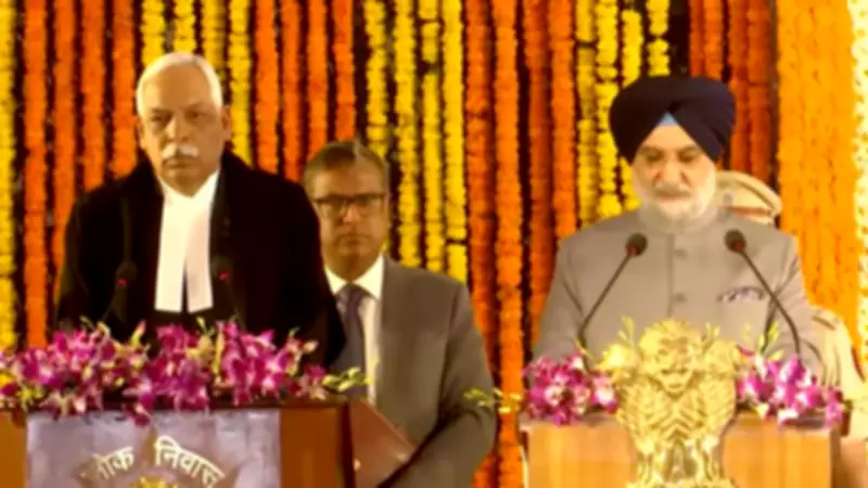 Taranjit Singh Sandhu Takes Oath as Delhi's New Lieutenant Governor