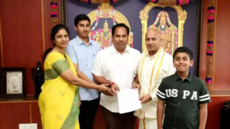 TDP Leader Kodela Sivaram Donates Rs 10 Lakh to TTD's Healthcare Scheme