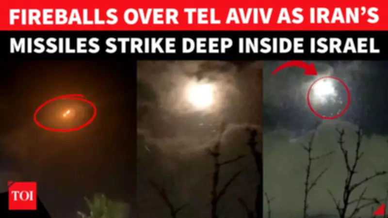 Tel Aviv Rocked by Iranian Missile Barrage as Explosions Shake Israeli Capital