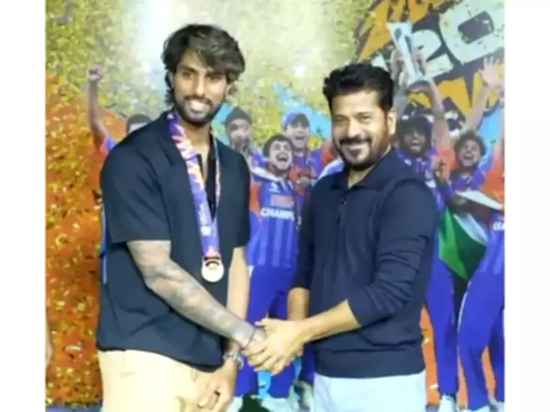 Telangana CM Revanth Reddy Honors Tilak Varma After India's T20 World Cup Victory
