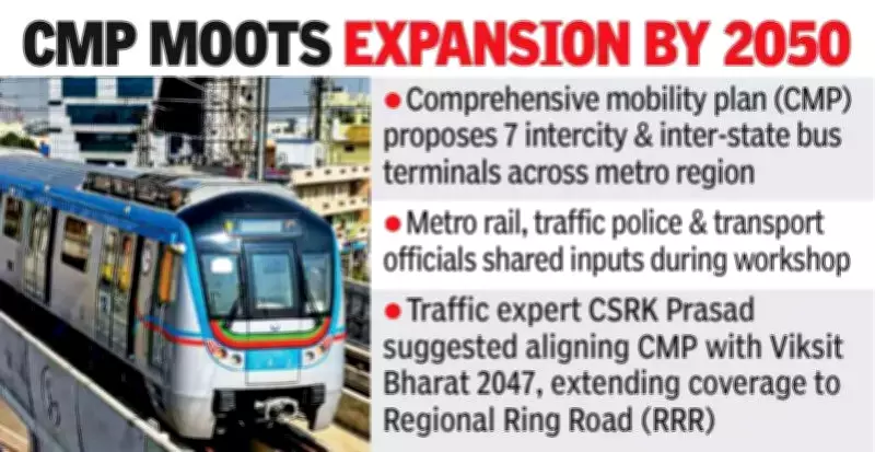 Telangana's ₹4 Lakh Crore Vision: Hyderabad's Massive Transport Overhaul by 2050