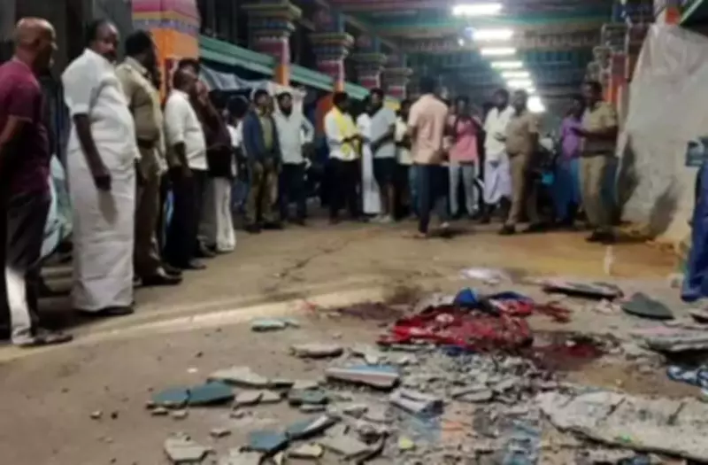 Temple Tragedy in Trichy: Ceiling Collapse Kills Devotee, Injures Two