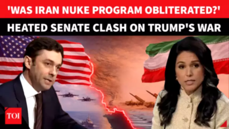 Tense Intelligence Hearing: Gabbard Deflects Iran Nuclear Threat Questions, Frustrates Senator Ossoff