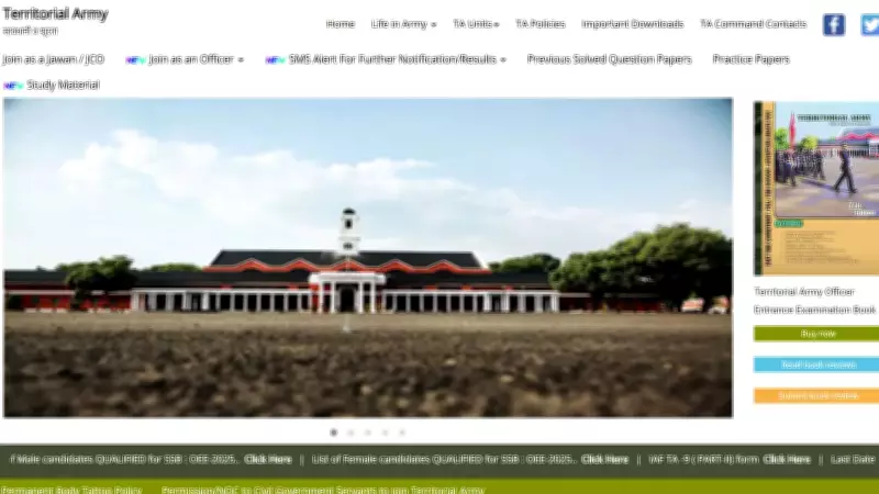 Territorial Army Announces 2026 Recruitment Rally with 3806 Vacancies Across India