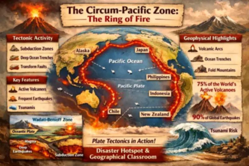 The Ring of Fire: Key Geophysical Features, Tectonic Setting & UPSC Relevance
