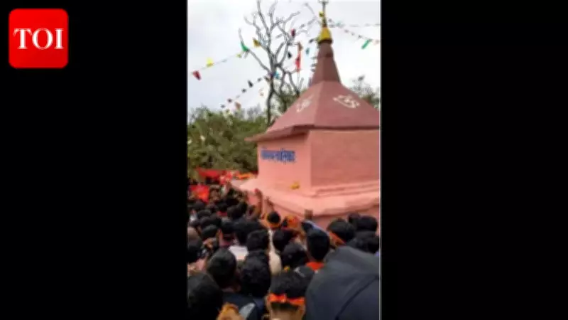 Thousands Undertake Arduous Pilgrimage to Bihar's Someshwar Hills Kali Temple During Navratri