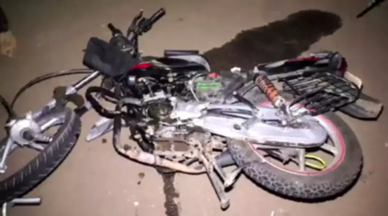 Three Family Members Killed in Horrific Truck-Motorcycle Collision in Mirzapur