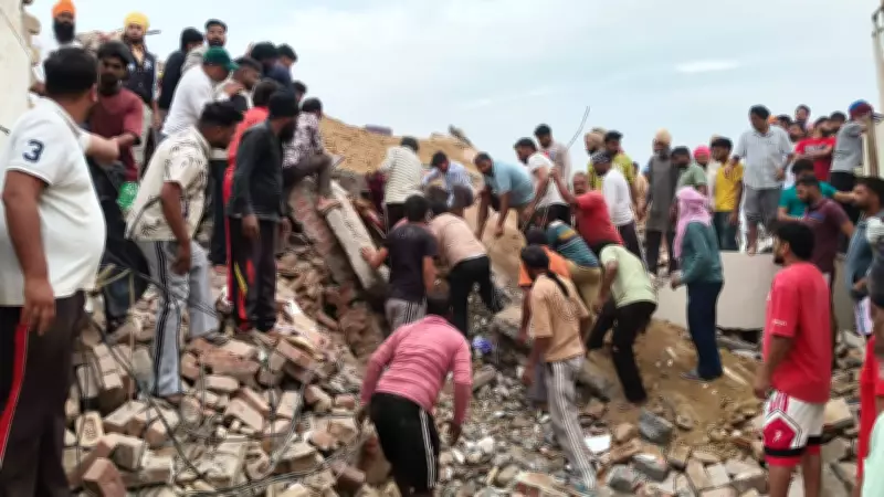 Three Labourers Killed as House Collapses During Lifting Operation in Punjab Village