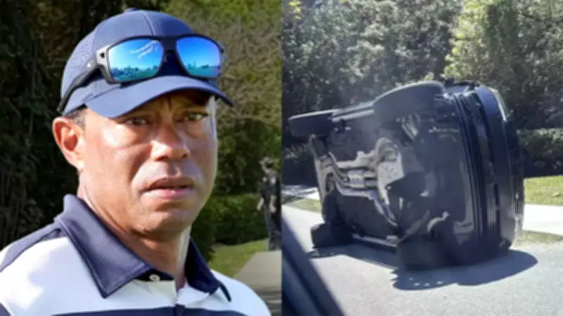 Tiger Woods Arrested for DUI After Car Crash in Florida, Mugshot Released