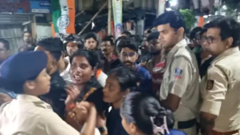 TMC and BJP Workers Clash in Baranagar Over Posters, Security Tightened