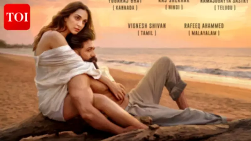 Toxic's 'Tabaahi' Song Poster Revealed with Yash and Kiara Advani's Intimate Beach Moment