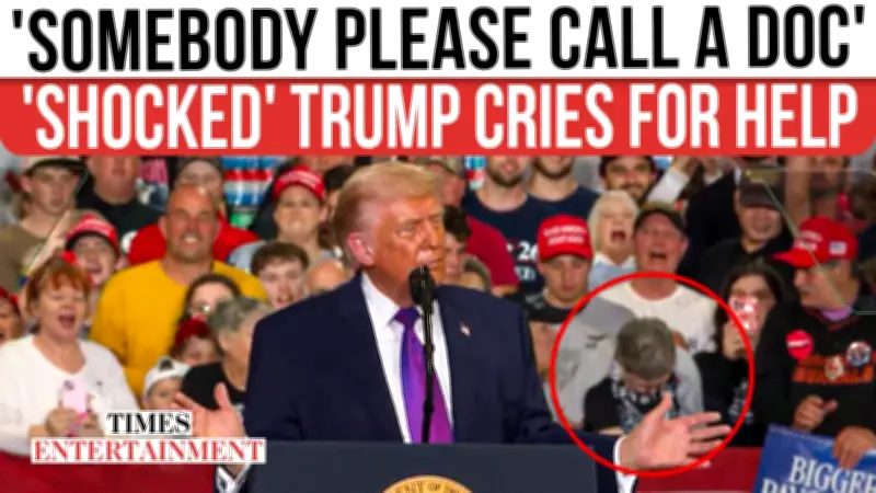 Trump Faces Online Fury After Requesting Music During Rally Medical Emergency