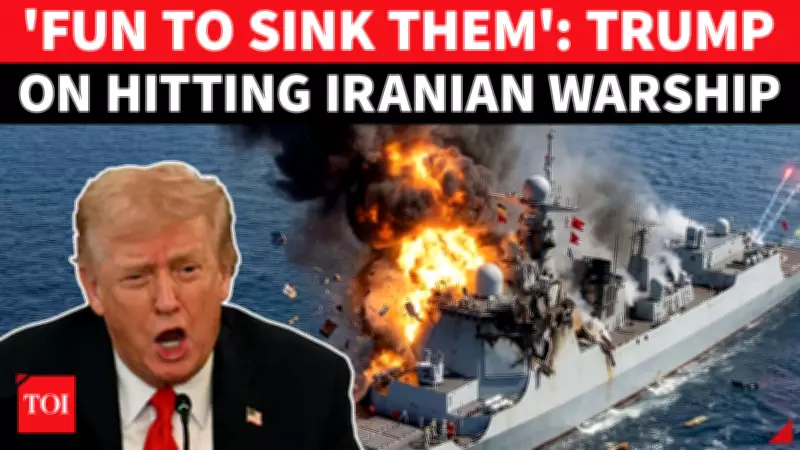 Trump Mocks Iranian Sailors Killed In Warship Attack: 'More Fun Sinking Them'
