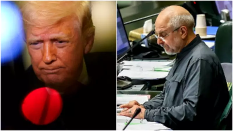 Trump Reveals US Negotiating with Iran's Parliamentary Speaker Ghalibaf