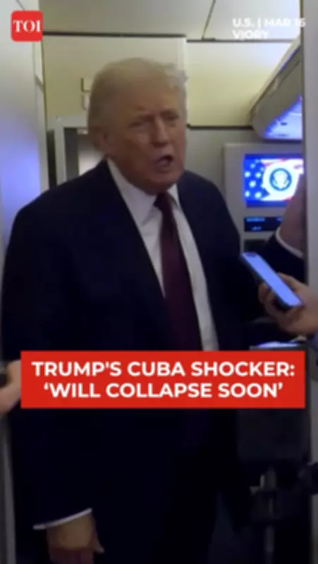 Trump Signals Major Cuba Action Post-Iran Conflict, Citing Ongoing Talks