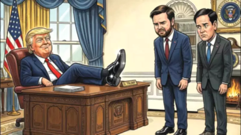 Trump's Shoe Gifting Habit Sparks Viral Debate Over Rubio's Oversized Footwear