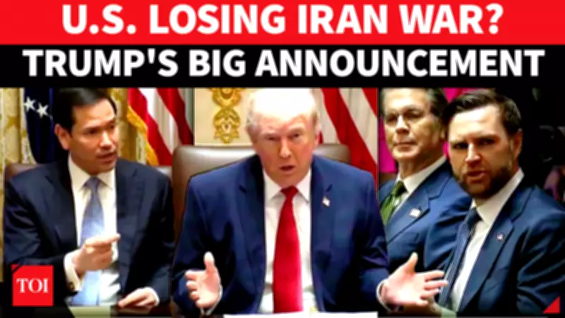 Trump's Surprise Claim: Iran 'Begging' for Deal, Not U.S., in Middle East War