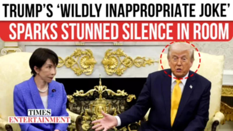 Trump's 'Tone-Deaf' Joke Stuns Japan PM Meeting, Overshadows Iran Talks