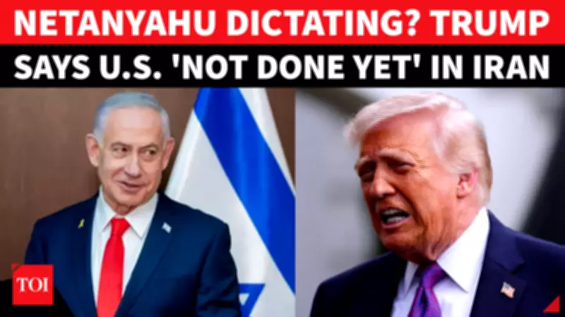 Trump's U-Turn: Admits Israel Influences U.S. Iran Policy Amid Mideast War