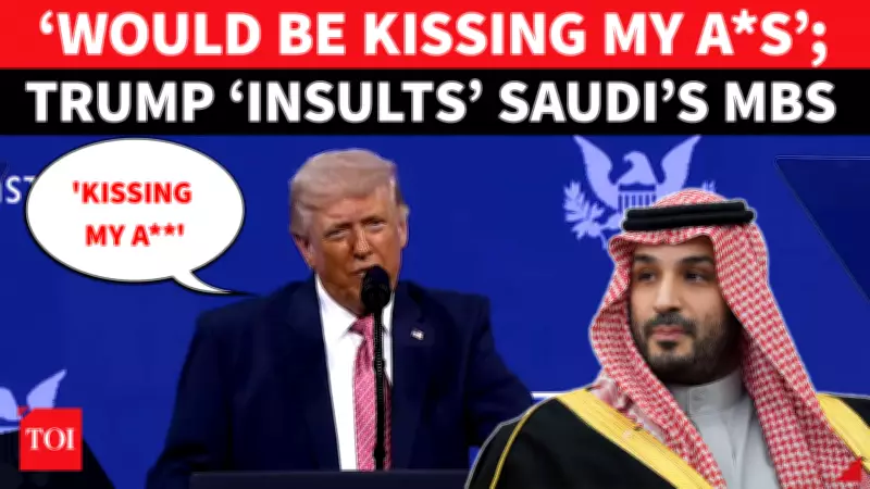 Trump's Vulgar Remark About Saudi Crown Prince Sparks Global Outrage