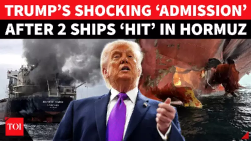 Trump's 'Well, What Can I...' Remark After Iran Strikes Ships in Hormuz Strait